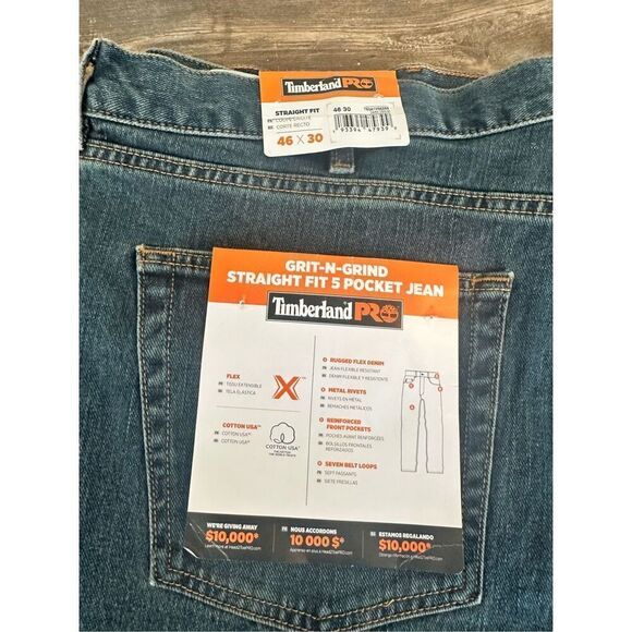 Timberland Pro Flex Men’s Jeans, size 46 x 30n NWT - Picture 2 of 6